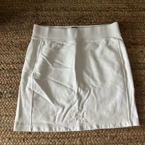 White cotton skirt